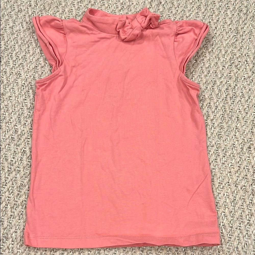 Janie and Jack Pink Ruffle Sleeve Top